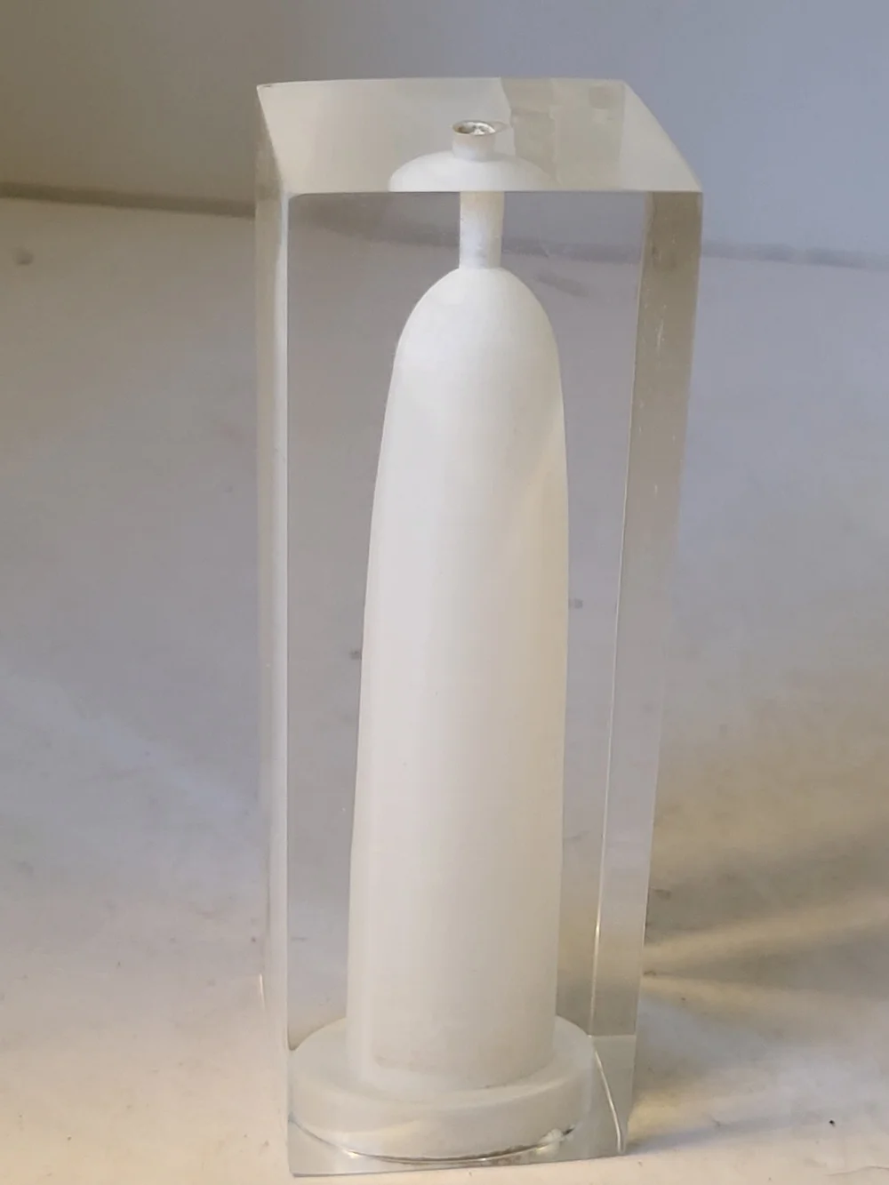 MCM 1970s Lucite Salt and Pepper Shakers Gratelli Guzziman Italy